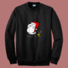 Peanuts Snoopy Woodstock Antlers Santa 80s Sweatshirt