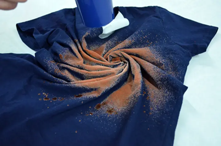 how to bleach paint a shirt