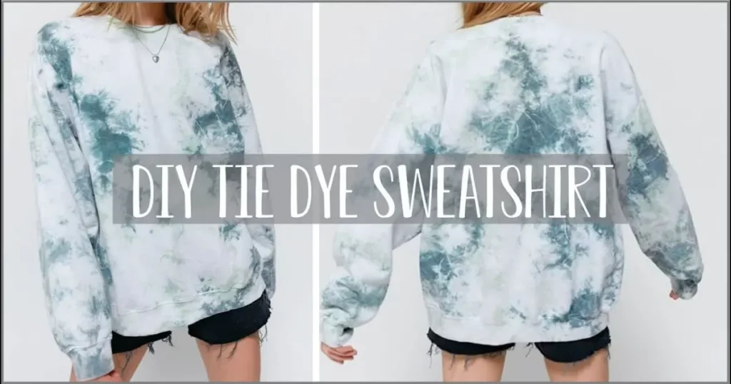 how to tie dye a sweatshirt