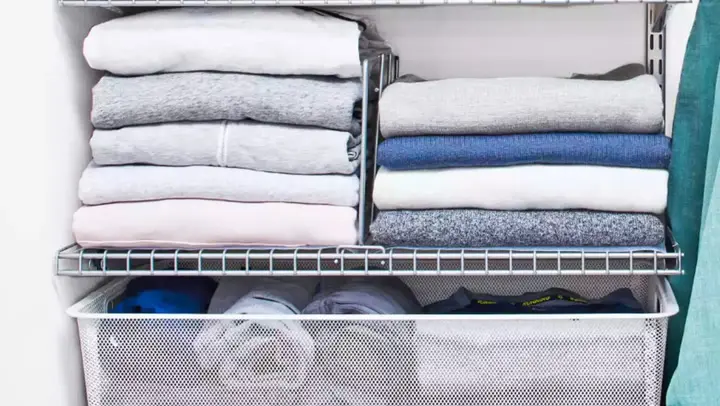 how to organize sweatshirts