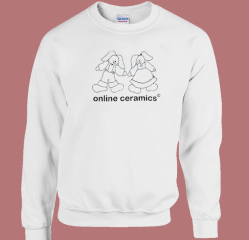 Online Ceramics Bunny Logo Sweatshirt