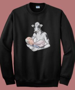 PETA Drinking Cows Milk Sweatshirt