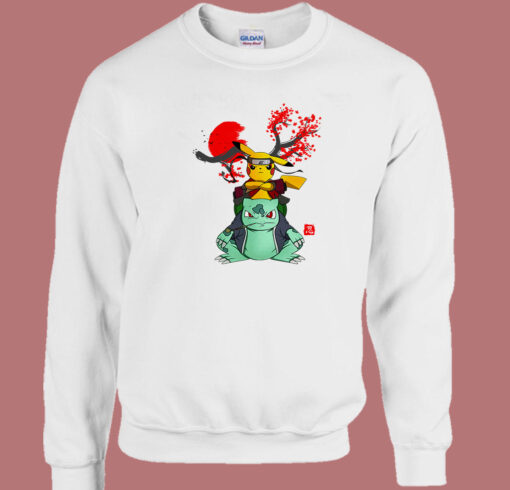 Pikachu And Bulbasaur Mashup Naruto Sweatshirt