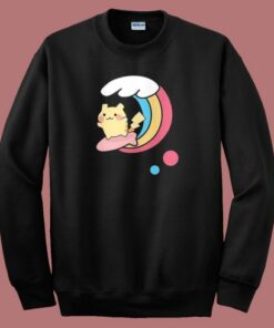 Pikachu Funny Surfer Sweatshirt On Sale Pikachu Funny Surfer Sweatshirt On Sale