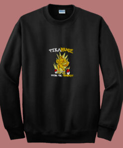 Pikahuge Bring The Thunder Awesome Gym 80s Sweatshirt Pikahuge Bring The Thunder Awesome Gym 80s Sweatshirt