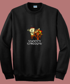 Pirates Of The Caribbean Captain Snoopy Sparrow 80s Sweatshirt Pirates Of The Caribbean Captain Snoopy Sparrow 80s Sweatshirt