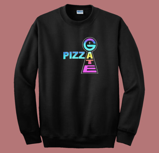 Pizza Gate Graphic Sweatshirt