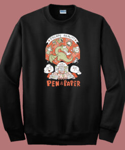 Play Pen And Paper 80s Sweatshirt Play Pen And Paper 80s Sweatshirt