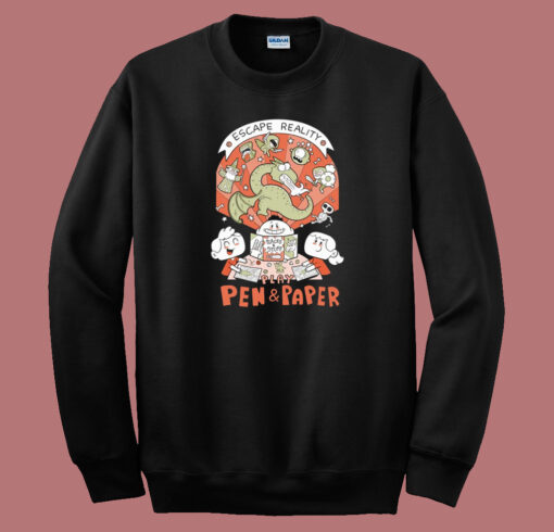 Play Pen And Paper 80s Sweatshirt