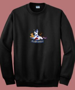 Plush Crazy Rainbow Funny Cartoon 80s Sweatshirt Plush Crazy Rainbow Funny Cartoon 80s Sweatshirt
