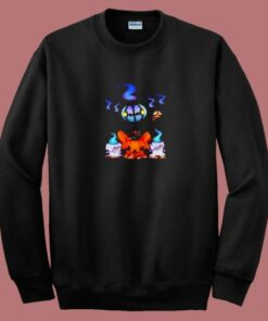 Pokemon Chandelure Litwick Pikachu 80s Sweatshirt Pokemon Chandelure Litwick Pikachu 80s Sweatshirt
