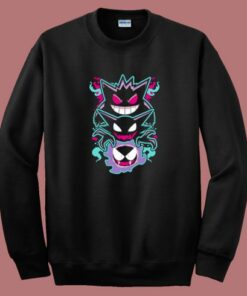 Pokemon Gengar Haunting Ghost Sweatshirt Pokemon Gengar Haunting Ghost Sweatshirt