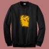 Pokemon Pikachu Brushy Graphic 80s Sweatshirt