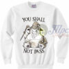 Pokemon Snorlax You Shall Not Pass Sweatshirt