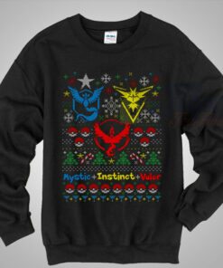 Pokemon Trainer Team Christmas Sweater Pokemon Trainer Team Christmas Sweater