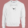 Polar Bear Cute 80s Sweatshirt