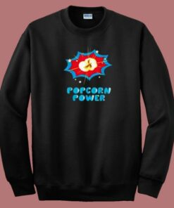 Popcorn Power Comic 80s Sweatshirt Popcorn Power Comic 80s Sweatshirt