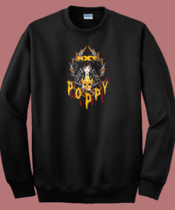 Poppy And Triple H Gold Skull Sweatshirt Poppy And Triple H Gold Skull Sweatshirt