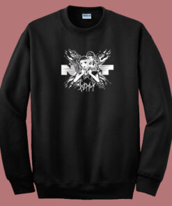 Poppy And Triple H White Sweatshirt Poppy And Triple H White Sweatshirt