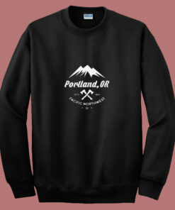 Portland Oregon Estd1843 Pacific Northwest 80s Sweatshirt Portland Oregon Estd1843 Pacific Northwest 80s Sweatshirt