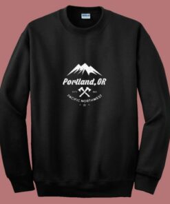 Portland Oregon Estd1843 Pacific Northwest 80s Sweatshirt Portland Oregon Estd1843 Pacific Northwest 80s Sweatshirt