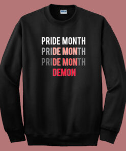 Pride Month Demon Satan Sweatshirt Pride Month Demon Satan Sweatshirt