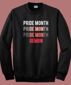 Pride Month Demon Satan Sweatshirt Pride Month Demon Satan Sweatshirt