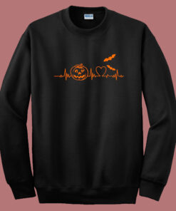 Pumpkin Heartbeat 80s Sweatshirt Pumpkin Heartbeat 80s Sweatshirt