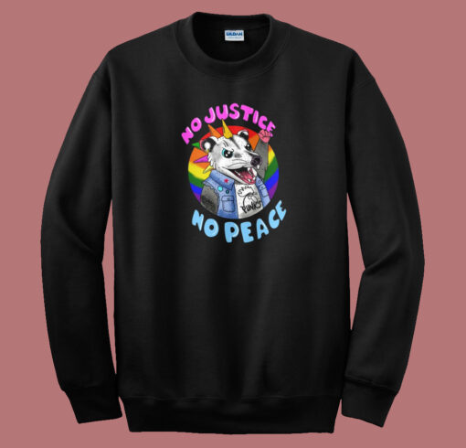 Punks Opsum No Justice No Peace Sweatshirt