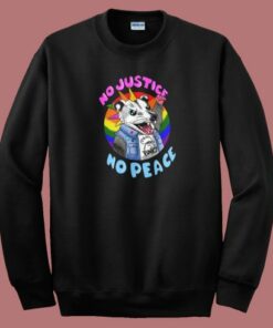 Punks Opsum No Justice No Peace Sweatshirt Punks Opsum No Justice No Peace Sweatshirt