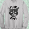 Purr Evil Satanic Cat Sweatshirt