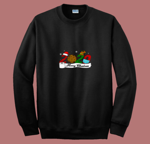 Quarantine Christmas Merry Christmas 2020 80s Sweatshirt