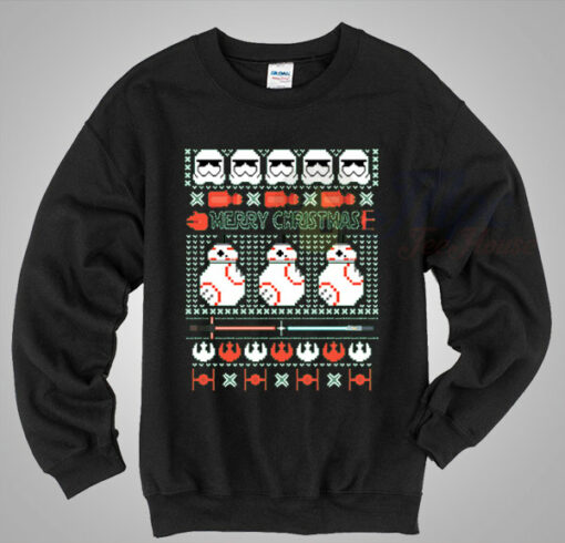 R2D2 Star Wars Merry Christmas Sweater