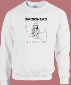 Radiohead Amnesiac Sweatshirt On Sale Radiohead Amnesiac Sweatshirt On Sale