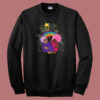 Rainbow Cloud Hair 80s Sweatshirt