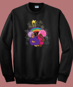 Rainbow Cloud Hair 80s Sweatshirt Rainbow Cloud Hair 80s Sweatshirt