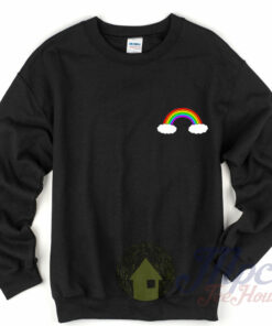 Rainbow Drawing Unisex Sweatshirt Rainbow Drawing Unisex Sweatshirt