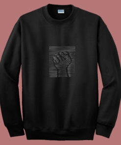 Raised Fist Graphic 80s Sweatshirt Raised Fist Graphic 80s Sweatshirt
