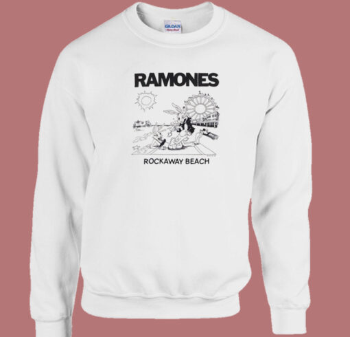 Ramones Rockaway Beach 80s Sweatshirt