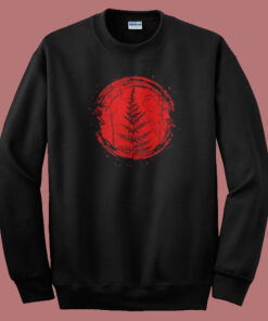 Red Moon Fern Graphic 80s Sweatshirt Red Moon Fern Graphic 80s Sweatshirt