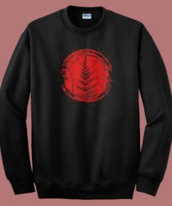 Red Moon Fern Graphic 80s Sweatshirt Red Moon Fern Graphic 80s Sweatshirt