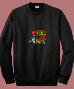 Reel Cool Fishing Papa 80s Sweatshirt Reel Cool Fishing Papa 80s Sweatshirt