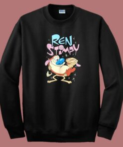 Ren And Stimpy Funny Cartoon Sweatshirt Ren And Stimpy Funny Cartoon Sweatshirt