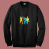 Retro Baseball Poses 80s Sweatshirt