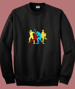Retro Baseball Poses 80s Sweatshirt Retro Baseball Poses 80s Sweatshirt