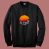 Retro El Paso Texas Sunset 80s Sweatshirt