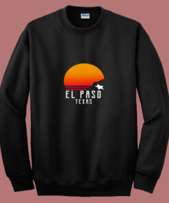 Retro El Paso Texas Sunset 80s Sweatshirt Retro El Paso Texas Sunset 80s Sweatshirt