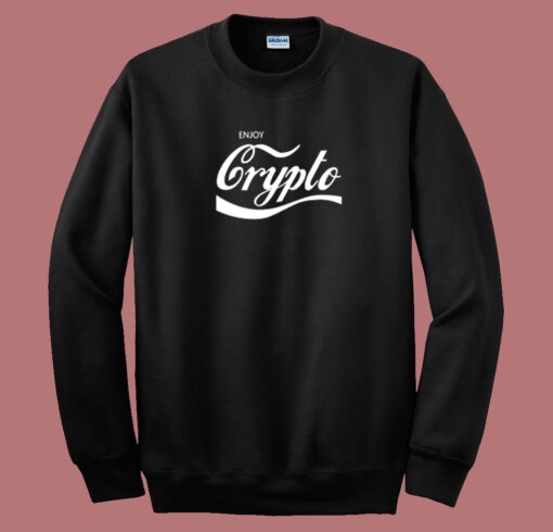 Retro Enjoy Crypto 80s Sweatshirt