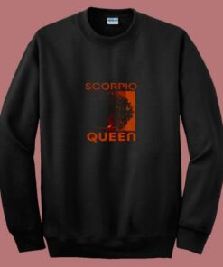 Retro Scorpio Queen Afro Woman 80s Sweatshirt Retro Scorpio Queen Afro Woman 80s Sweatshirt
