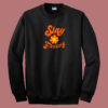 Retro Stay Groovy Flower 80s Sweatshirt